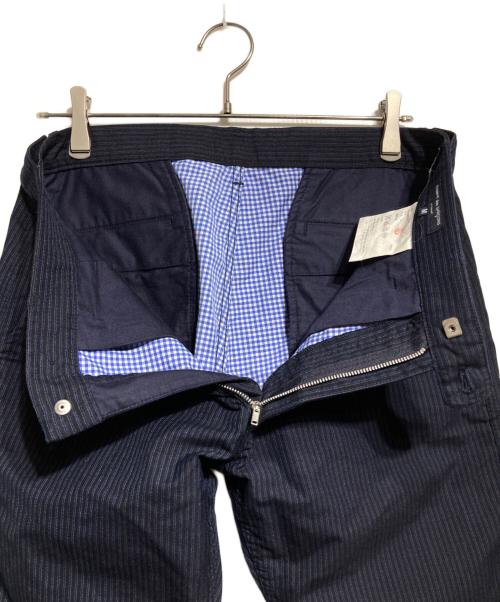 COMME des GARCONS HOMME（コムデギャルソン オム）COMME des GARCONS HOMME (コムデギャルソン オム) ウール混スラックス/Wool-blend trousers ネイビー サイズ:Mの古着・服飾アイテム