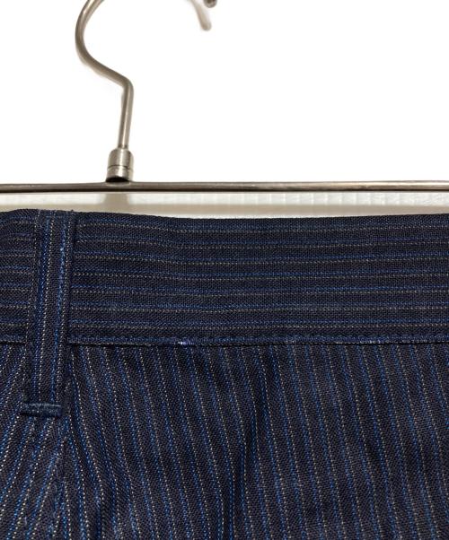 COMME des GARCONS HOMME（コムデギャルソン オム）COMME des GARCONS HOMME (コムデギャルソン オム) ウール混スラックス/Wool-blend trousers ネイビー サイズ:Mの古着・服飾アイテム