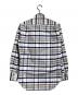 Thom Browne (トムブラウン) コットンチェックシャツ/Cotton Check Shirt グレー×ネイビー サイズ:1：8000円