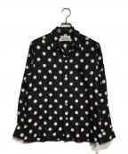 WACKO MARIAワコマリア）の古着「レーヨンドットシャツ/Rayon polka dot shirt」｜ブラック