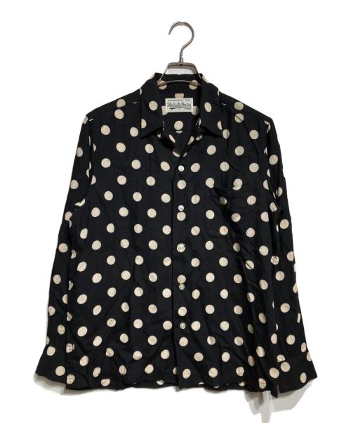 WACKO MARIA（ワコマリア）WACKO MARIA (ワコマリア) レーヨンドットシャツ/Rayon polka dot shirt ブラック サイズ:Sの古着・服飾アイテム