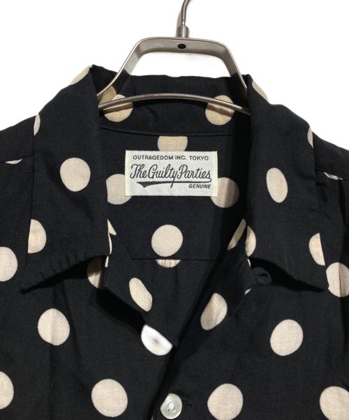 WACKO MARIA（ワコマリア）WACKO MARIA (ワコマリア) レーヨンドットシャツ/Rayon polka dot shirt ブラック サイズ:Sの古着・服飾アイテム
