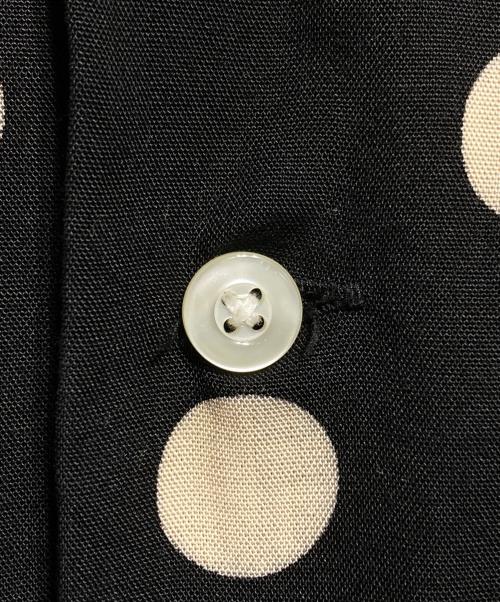 WACKO MARIA（ワコマリア）WACKO MARIA (ワコマリア) レーヨンドットシャツ/Rayon polka dot shirt ブラック サイズ:Sの古着・服飾アイテム