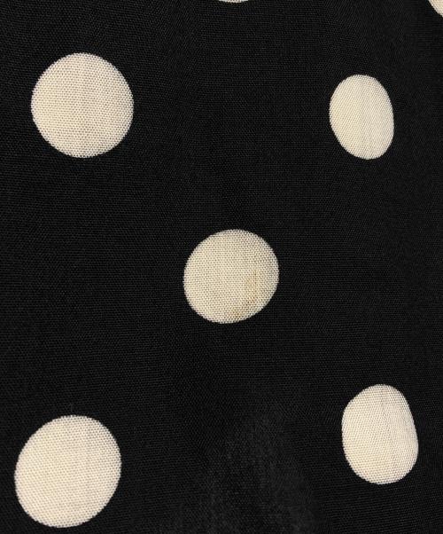 WACKO MARIA（ワコマリア）WACKO MARIA (ワコマリア) レーヨンドットシャツ/Rayon polka dot shirt ブラック サイズ:Sの古着・服飾アイテム