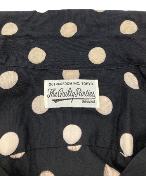 WACKO MARIA（ワコマリア）WACKO MARIA (ワコマリア) レーヨンドットシャツ/Rayon polka dot shirt ブラック サイズ:Sの古着・服飾アイテム
