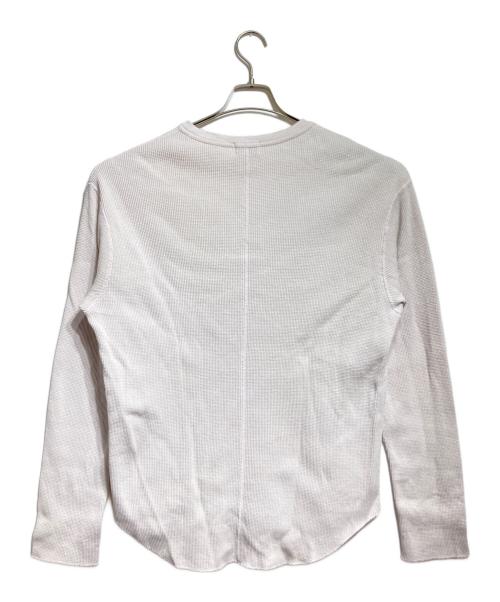 UNUSED（アンユーズド）UNUSED (アンユーズド) LONG SLEEVE HENRY WAFFLE T-SHIRT ピンク サイズ:3の古着・服飾アイテム