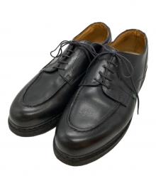 PARABOOT（パラブーツ）の古着「Uチップレザーシューズ」｜ブラック