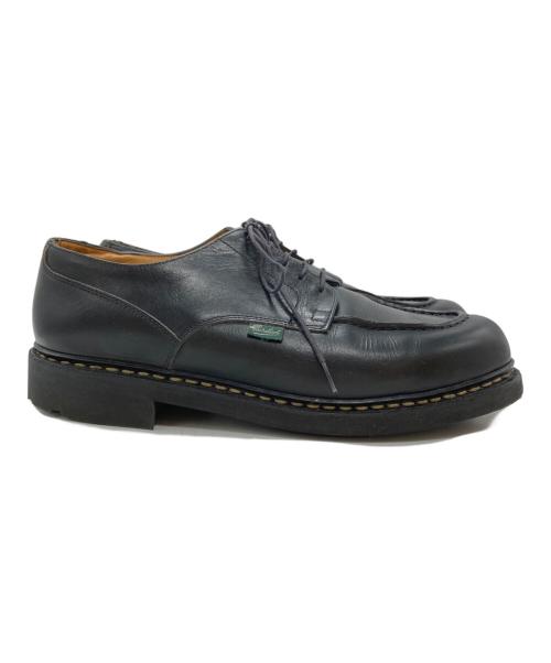 PARABOOT（パラブーツ）PARABOOT (パラブーツ) Uチップレザーシューズ ブラック サイズ:9の古着・服飾アイテム