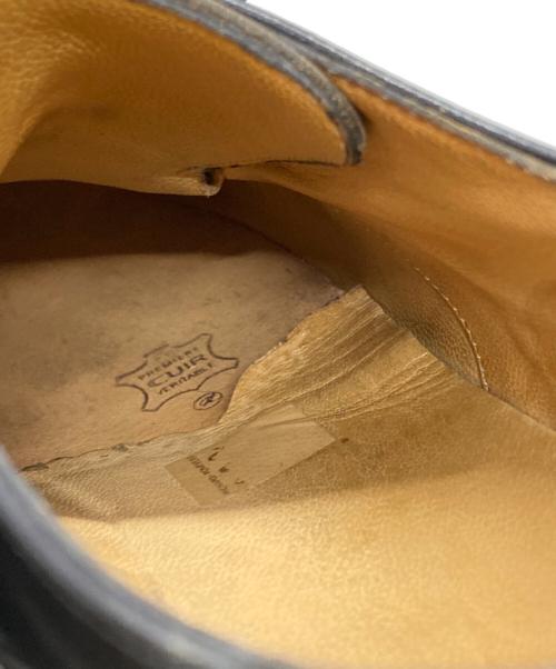PARABOOT（パラブーツ）PARABOOT (パラブーツ) Uチップレザーシューズ ブラック サイズ:9の古着・服飾アイテム