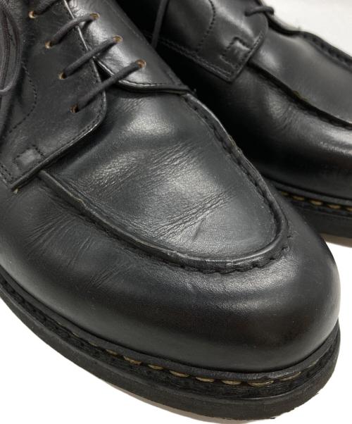PARABOOT（パラブーツ）PARABOOT (パラブーツ) Uチップレザーシューズ ブラック サイズ:9の古着・服飾アイテム