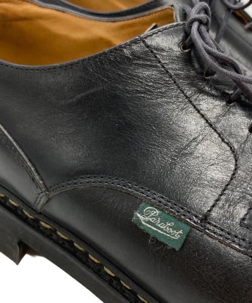 PARABOOT（パラブーツ）PARABOOT (パラブーツ) Uチップレザーシューズ ブラック サイズ:9の古着・服飾アイテム