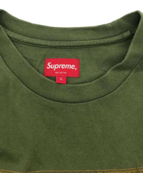 SUPREME（シュプリーム）Supreme (シュプリーム) Barong PatchS/S TOP グリーン サイズ:Lの古着・服飾アイテム