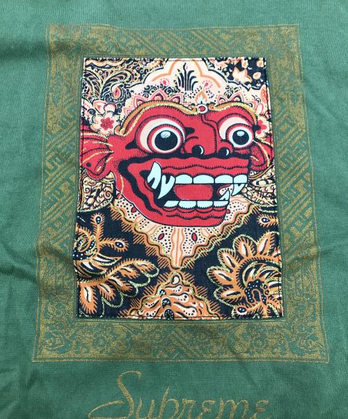 SUPREME（シュプリーム）Supreme (シュプリーム) Barong PatchS/S TOP グリーン サイズ:Lの古着・服飾アイテム