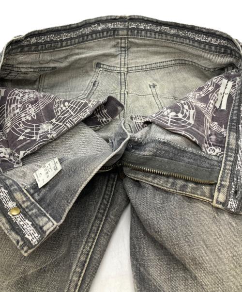 NUMBER (N)INE（ナンバーナイン）NUMBER (N)INE (ナンバーナイン) デニムパンツ/Denim Pants グレー サイズ:2の古着・服飾アイテム