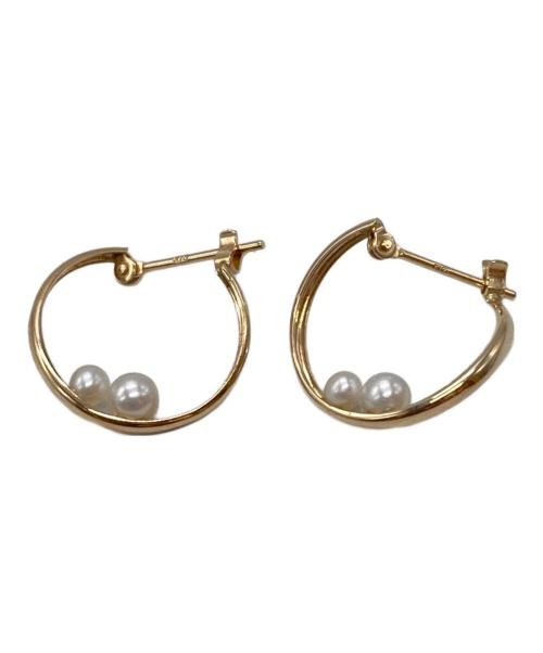 NOIR DE PUPEE（ノワール・ド・プペ）NOIR DE PUPEE (ノワール・ド・プペ) パールピアス/Pearl earrings ゴールド サイズ:不明の古着・服飾アイテム