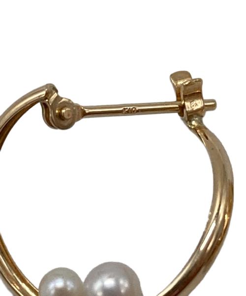 NOIR DE PUPEE（ノワール・ド・プペ）NOIR DE PUPEE (ノワール・ド・プペ) パールピアス/Pearl earrings ゴールド サイズ:不明の古着・服飾アイテム