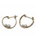 NOIR DE PUPEE（ノワール・ド・プペ）の古着「パールピアス/Pearl earrings」｜ゴールド