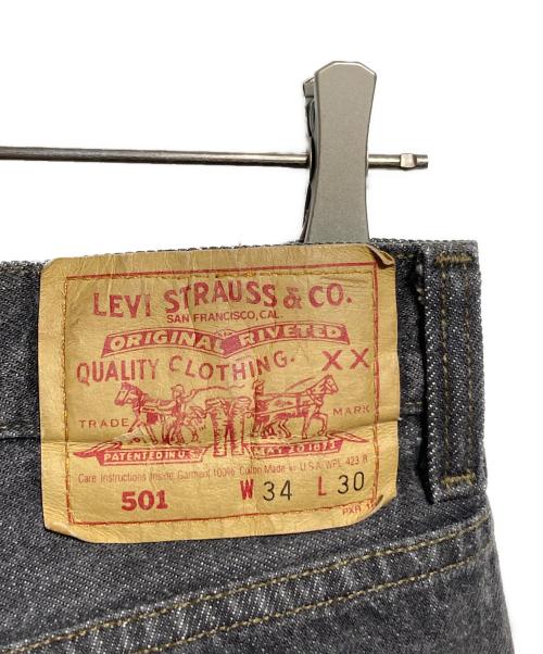 LEVI'S（リーバイス）LEVI'S (リーバイス) 先染め501デニムパンツ ブラック サイズ:W34×L30の古着・服飾アイテム