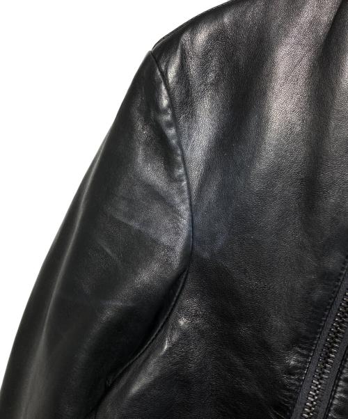 Maison Margiela（メゾンマルジェラ）Maison Margiela (メゾンマルジェラ) 5ZIPライダースジャケット（八の字ライダース） ブラック サイズ:46の古着・服飾アイテム