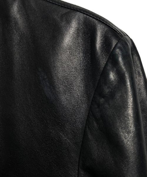 Maison Margiela（メゾンマルジェラ）Maison Margiela (メゾンマルジェラ) 5ZIPライダースジャケット（八の字ライダース） ブラック サイズ:46の古着・服飾アイテム