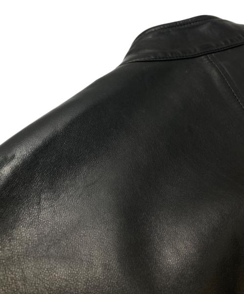 Maison Margiela（メゾンマルジェラ）Maison Margiela (メゾンマルジェラ) 5ZIPライダースジャケット（八の字ライダース） ブラック サイズ:46の古着・服飾アイテム
