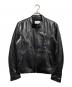 Maison Margiela（メゾンマルジェラ）の古着「5ZIPライダースジャケット（八の字ライダース）」｜ブラック