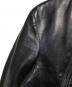 中古・古着 Maison Margiela (メゾンマルジェラ) 5ZIPライダースジャケット（八の字ライダース） ブラック サイズ:46：220000円
