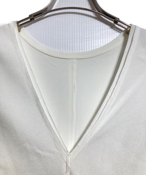 PHERE（フィアー）PHERE (フィアー) Caeli Reversible L/S Dress/カエリリア―シブルロングスリーブドレス ホワイトの古着・服飾アイテム
