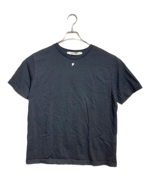 Kimhekim（キムヘキム）Kimhekim (キムヘキム) ポイントロゴTEE ブラック サイズ:Mの古着・服飾アイテム