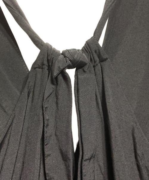 SACRA（サクラ）SACRA (サクラ) レーヨンシルクサロペット/Rayon-silk jumpsuit ブラック サイズ:38の古着・服飾アイテム