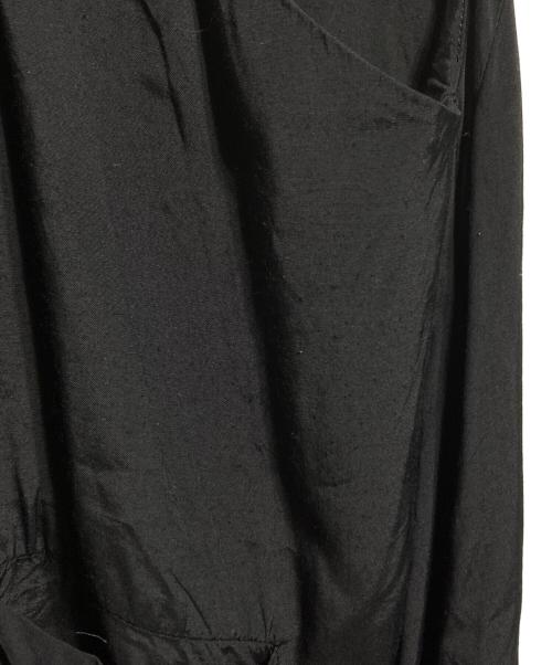 SACRA（サクラ）SACRA (サクラ) レーヨンシルクサロペット/Rayon-silk jumpsuit ブラック サイズ:38の古着・服飾アイテム