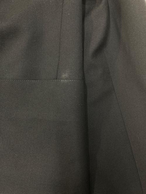 patou（パトゥ）Patou (パトゥ) 金釦ノーカラーダブルジャケット ブラック サイズ:34の古着・服飾アイテム