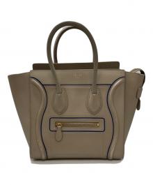 CELINE（セリーヌ）の古着「ラゲージマイクロショッパー」｜ベージュ
