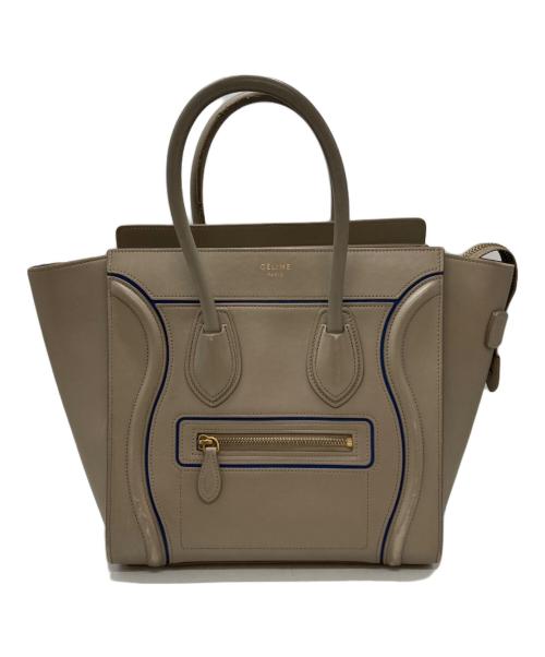 CELINE（セリーヌ）CELINE (セリーヌ) ラゲージマイクロショッパー ベージュの古着・服飾アイテム
