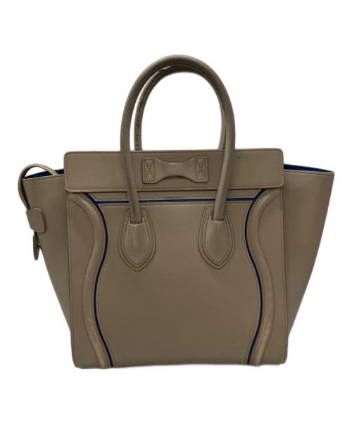 CELINE（セリーヌ）CELINE (セリーヌ) ラゲージマイクロショッパー ベージュの古着・服飾アイテム