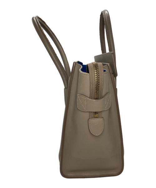 CELINE（セリーヌ）CELINE (セリーヌ) ラゲージマイクロショッパー ベージュの古着・服飾アイテム