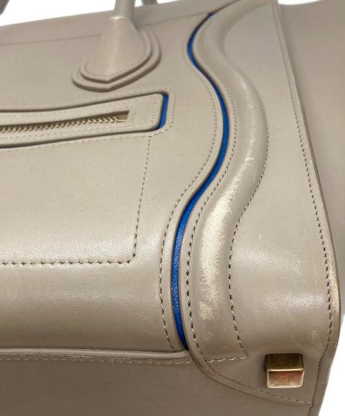 CELINE（セリーヌ）CELINE (セリーヌ) ラゲージマイクロショッパー ベージュの古着・服飾アイテム