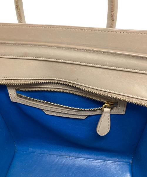 CELINE（セリーヌ）CELINE (セリーヌ) ラゲージマイクロショッパー ベージュの古着・服飾アイテム