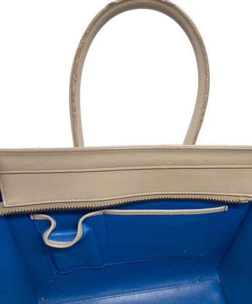 CELINE（セリーヌ）CELINE (セリーヌ) ラゲージマイクロショッパー ベージュの古着・服飾アイテム