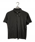 Maison Margiela 1 10メゾン マルジェラ）の古着「ビスコースポロシャツ/Viscose polo shirt」｜ブラック