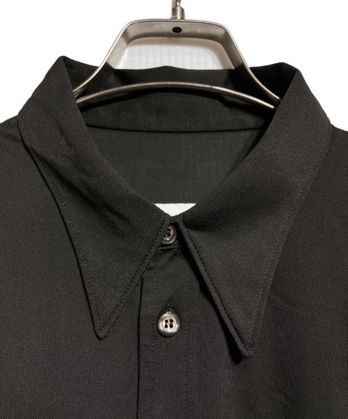 Maison Margiela 1 10（メゾン マルジェラ）Maison Margiela 1 10 (メゾン マルジェラ) ビスコースポロシャツ/Viscose polo shirt ブラック サイズ:Sの古着・服飾アイテム