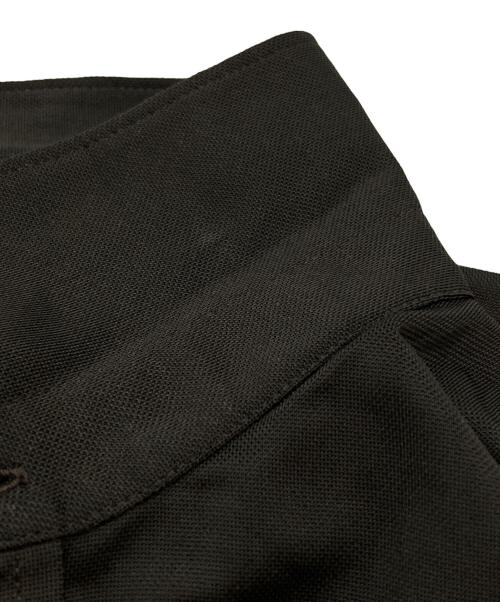 Maison Margiela 1 10（メゾン マルジェラ）Maison Margiela 1 10 (メゾン マルジェラ) ビスコースポロシャツ/Viscose polo shirt ブラック サイズ:Sの古着・服飾アイテム