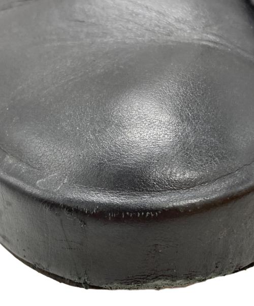 JIL SANDER（ジルサンダー）JIL SANDER (ジルサンダー) レザースリッポンスニーカー/Leather slip-on sneakers ブラック サイズ:40の古着・服飾アイテム