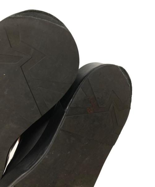 JIL SANDER（ジルサンダー）JIL SANDER (ジルサンダー) レザースリッポンスニーカー/Leather slip-on sneakers ブラック サイズ:40の古着・服飾アイテム