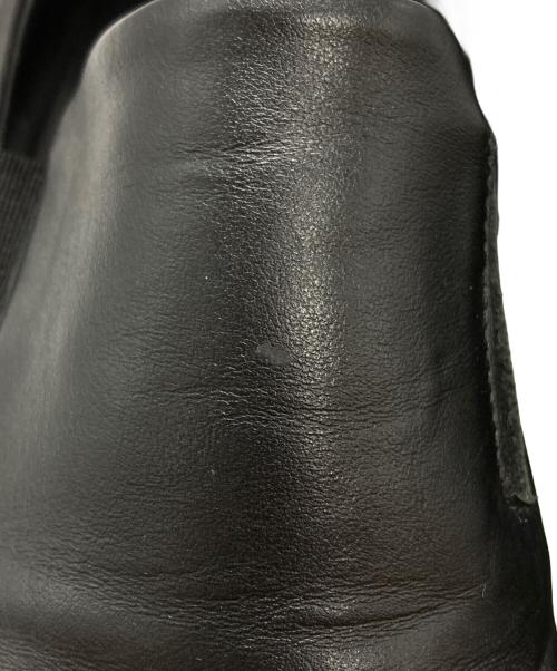 JIL SANDER（ジルサンダー）JIL SANDER (ジルサンダー) レザースリッポンスニーカー/Leather slip-on sneakers ブラック サイズ:40の古着・服飾アイテム