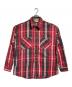 ST JOHN'S BAY（セントジョンズベイ）の古着「80'S USA製チェックネルシャツ/ 1980s USA-made plaid flannel shirt」｜レッド×グレー