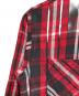 中古・古着 ST JOHN'S BAY (セントジョンズベイ) 80'S USA製チェックネルシャツ/ 1980s USA-made plaid flannel shirt レッド×グレー サイズ:XL：10000円