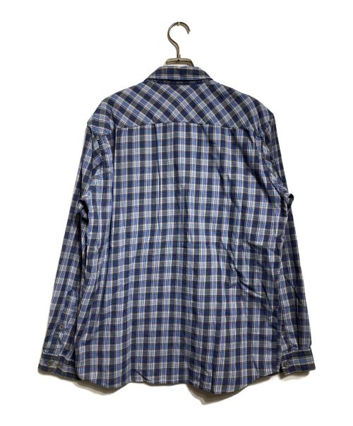 Patagonia（パタゴニア）Patagonia (パタゴニア) 00'S L/S Buckshot Shirt/00年代 長袖 バックショットシャツ ブルー サイズ:Mの古着・服飾アイテム