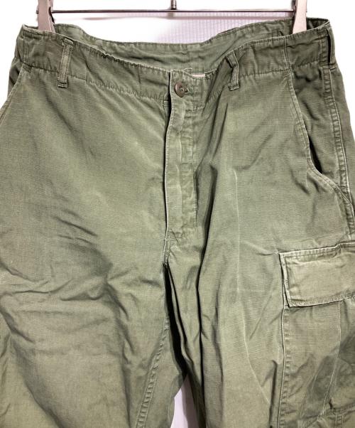 US ARMY（ユーエスアーミー）US ARMY (ユーエスアーミー) 60's ジャングルファティーグカーゴパンツ/1960s Jungle Fatigue Cargo Pants カーキ サイズ:Mの古着・服飾アイテム