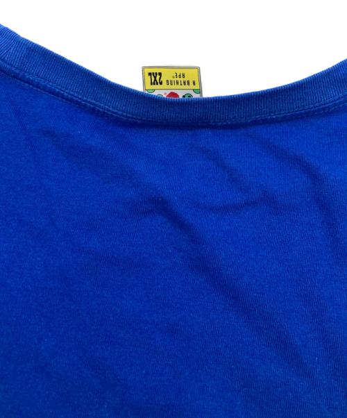 A BATHING APE（アベイシングエイプ）A BATHING APE (アベイシングエイプ) ロングスリーブカットソー ブルー サイズ:2XLの古着・服飾アイテム